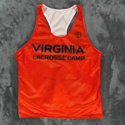 Двусторонняя футболка с сеткой Virginia Lacrosse Camp женская командная форма игрок - Изображение 1 из 4