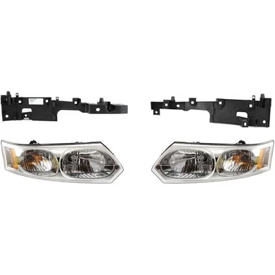 Headlight Kit For 2003-2007 Saturn Ion Sedan Headlight Bracket Left and Right Foto 1 de 4
