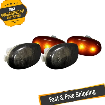 Recon 264136BK Black/Smoke LED Side Marker Lights for 2011-2020 Ford Super Duty - Image 1 of 4