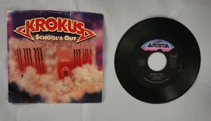 1980's Rock 45 with picture sleeve Krokus School's Out - Picture 1 of 2