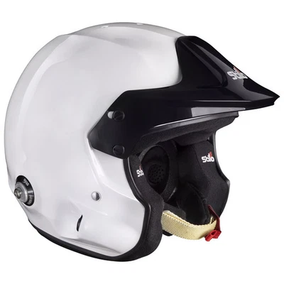 Stilo AA0112AF2T570101 Venti Trophy Jet Racing Helmet -SA2020/FIA8859 -White-Med - Image 1 of 4