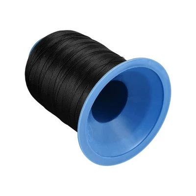 2pcs Bonded Thread 710 Yards 420D 0.45mm Sewing Craft Stitching Dark Black - Image 1 of 4