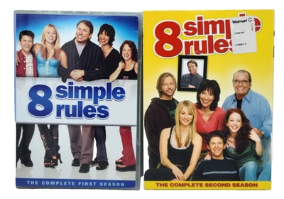 8 SIMPLE RULES SEASONS 1 & 2 DVDs LOT John Ritter TV show OOP *MINT* FREE SHIP - Image 1 of 2