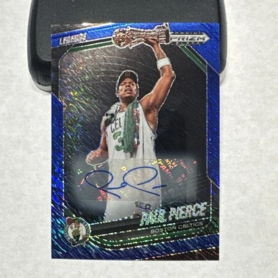 2024-25 Panini Prizm Black FOTL Paul Pierce  Auto Blue 18/25 Celtics #258 - Image 1 of 4