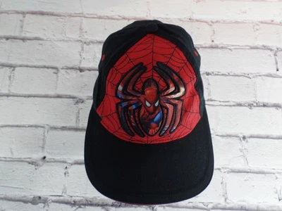 Sombrero Ajustable Juvenil Logo Marvel Spiderman Marvel Oficial 2012 OSFM Negro Rojo Foto 1 de 4
