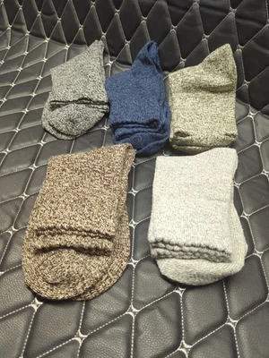 Calcetines de lana para mujer talla 5-9 tejidos lana senderismo absorbente transpirable Foto 1 de 4