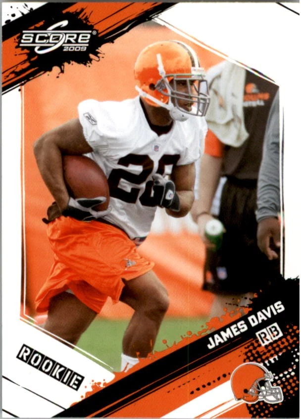 2009 Score Glossy #347 James Davis - FB - Image 1 of 2