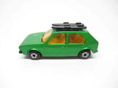 火柴盒 SUPERFAST #7 1976 绿色大众高尔夫带板 #2 完好 — 第 1/4 张图片