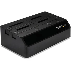 StarTech USB 3.0 to 4-Bay SATA 6Gbps Hard Drive Docking Station w/ Dual Fans - Picture 1 of 6