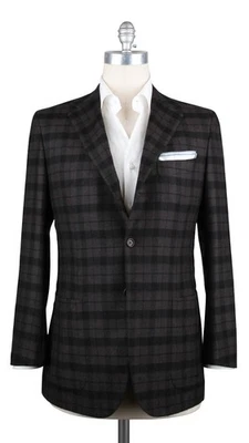 Kiton Brown Cashmere Plaid Sportcoat -  40/50 - (CASHBRNPLD) - Image 1 of 4