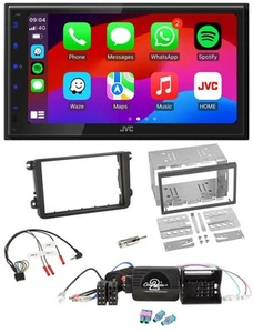 JVC Bluetooth USB Lenkrad 2DIN DAB Autoradio für VW Amarok Beetle EOS Caddy Golf - Bild 1 von 12