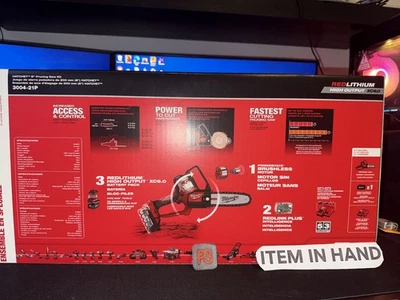 COMBUSTIBLE Milwaukee M18 8 pulgadas Kit de sierra de podar HATCHET sin escobillas 6AH 3004-21P Foto 1 de 4