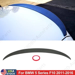 Painted Carbon MP Style Trunk Spoiler Wing For BMW F10 M5 Sedan 520i 528i 11-16  - Picture 1 of 24