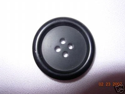 1 Lot RALPH LAUREN OVERCOAT replacement BUTTON Coat raincoat  45L 4h Black 10p  - Image 1 of 1