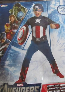 Captain America costume NEW NEVER WORN Size Medium 7-8 - Picture 1 of 1