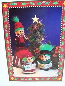 TARJETA DE NAVIDAD MUÑECA TROLL RUSS - Nueva - RARA - Imagen 1 de 3