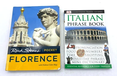 2 Rick Steves Travel Books – Florence Guide & Italian Phrase Book – Paperback - Image 1 of 4