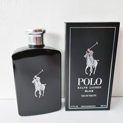 Ralph Lauren Fragrance Polo Black Eau de Toilette Spray, 200ml, Brand New in Box - image 1 of 4