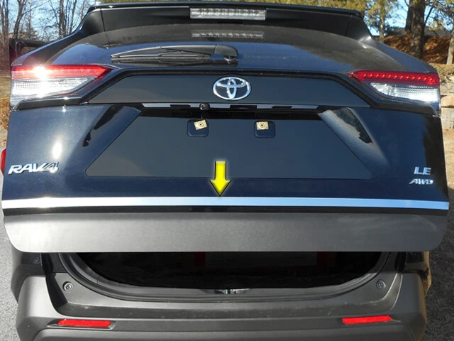 Stainless Polished Chrome Trunk Liftgate Accent Trim for Toyota Rav4 2019-2021 - Image 1 of 1