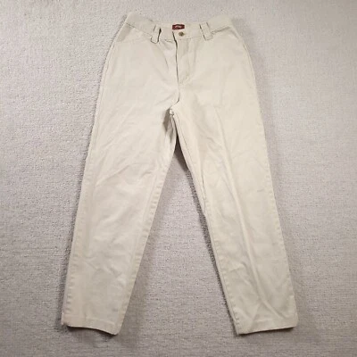 Riders Casuals Cotton Off White Straight Leg Women's Pants 8P Petite  - Image 1 of 4