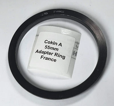 Genuine Cokin A Series 55mm Adapter Ring A455 France Made Thread to A System - Image 1 of 4