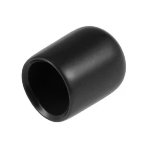 20pcs 3/8" Round Black Vinyl End Cap Screw Thread Protector Rubber Caps - Picture 1 of 6