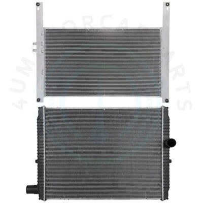 Radiator & AC Condenser Cooling Kit For 05-07 International Harvester 9400i SBA — 第 1/4 张图片