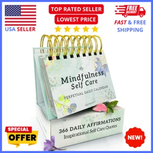 Mindfulness & Self-Care Affirmations Calendar – Daily Quotes, Desk Decor Gift - Picture 1 of 10