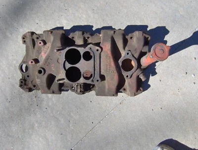 1968 corvette chevy impala 327 350 chevelle nova camaro coletor de admissão 4 barris - Imagem 1 de 4