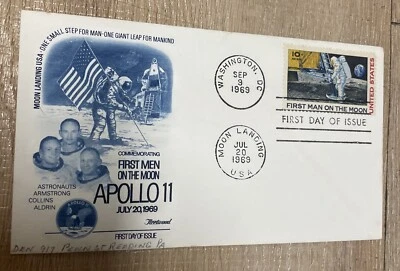 First Day Issue 1969 Apollo 2  Beautiful  Washington DC And Special Cancellation - Image 1 of 4
