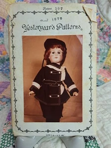 Yesteryear's Patterns 507, 19" - 20" Boy Doll, 1865 - 1900, Norfolk Suit - Picture 1 of 6