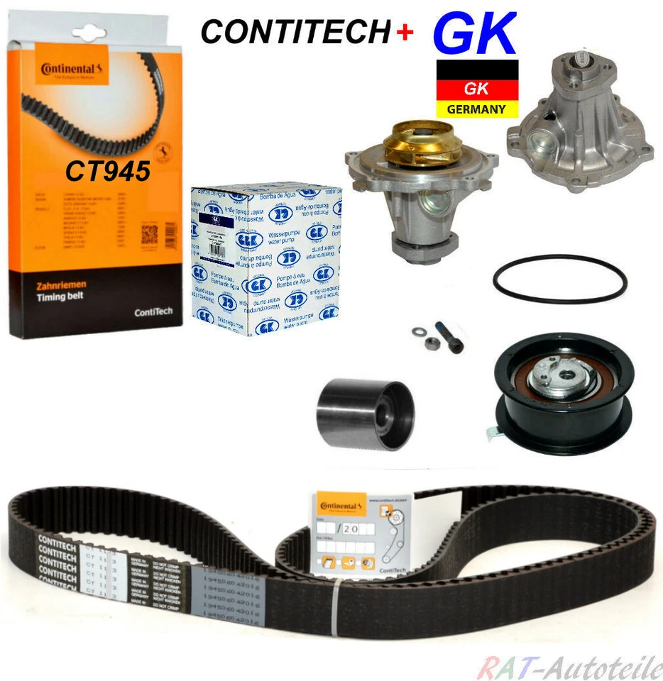 CT945K2 Zahnriemensatz+Wasserpumpe GK Germany AUDI A4  Avant 8D2,8D5,B5 1.9 TDI  - Bild 1 von 1