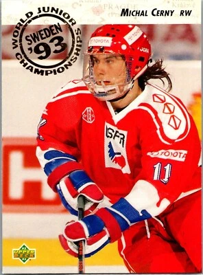 1992-93 Upper Deck Hockey - #603 Michal Cerny World Junior Chamionships - Image 1 of 2