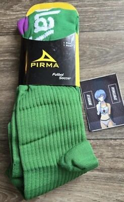 Calcetines de portero Pirma Monarcas Morelia 19/20 hasta la rodilla verdes talla única Foto 1 de 4