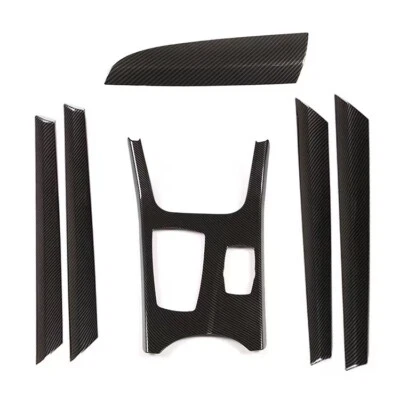 Tapicería de protección interior ABS de fibra de carbono 6 piezas para BMW X3 F25 X4 F26 2011-2017 Foto 1 de 4