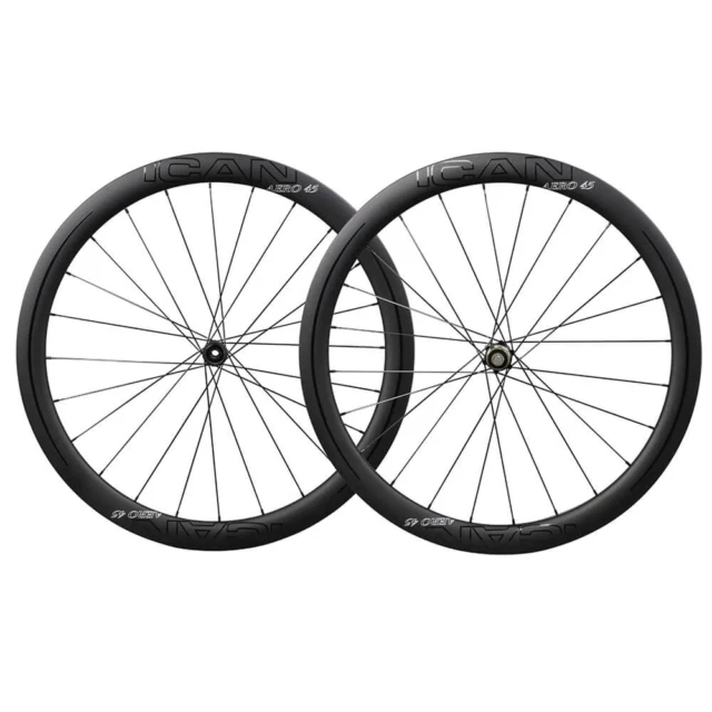 ICAN AERO-40C-411/412 Wheel Set - Black