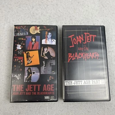 Joan Jett Age Part I AND II VHS video tape Original 1992 1995 Blackhearts - Image 1 of 3