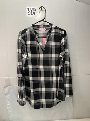 Joymom Black White Plaid Nursing Blouse women’s size M - Image 1 of 4