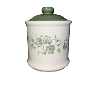 Jay Imports CALLAWAY IVY 4” Coffee Canister w/ CRACKED Lid CORELLE - Picture 1 of 6