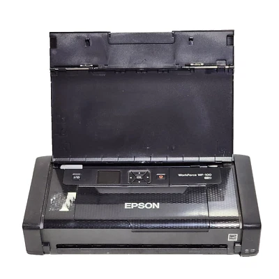 Epson WorkForce WF-100 Wireless Mobile Inkjet Printer B581A No Power Cord Tested - Image 1 of 4