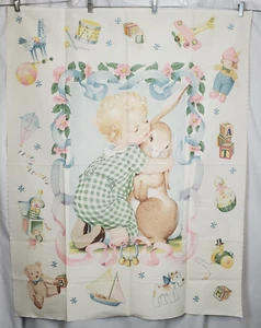 Vintage Daisy Kingdom Toy Treasures Fabric Panel 44 x 34 1997 - Picture 1 of 13