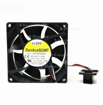 SANYO 9WF0924S203 DC 24V 0.5A 90*90*32mm 3pin Fanuc A90L-0001-0578 cooling fan - Image 1 of 3