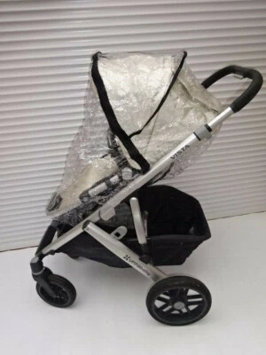 Neu REGENABDECKUNG mit Reißverschluss passend für UppaBaby Vista/Cruz Kinderwagen & Sitzeinheit Kinderwagen