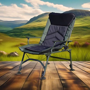 Sillón reclinable plegable para camping playa senderismo pesca - Imagen 1 de 12