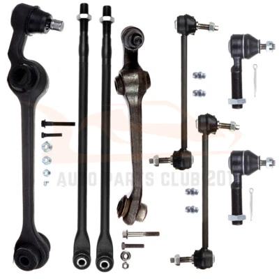 8Pcs Front Lower Control Arm Tie Rod Sway Bar Fits 1993-1997 Chrysler Concorde - Image 1 of 4