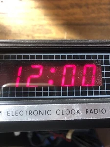 Rhapsody FM AM Electronic Clock Radio Vintage  - Picture 1 of 10