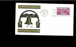 1937 FDC 3 cent Constitution Philadelphia PA - Picture 1 of 1