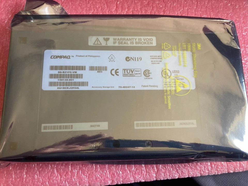 NEW SEALED HP COMPAQ HARD DRIVE 36GB DS-RZ1FC-SW Ultra Wide SCSI 159138-001 - Image 1 of 3