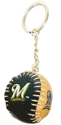 Milwaukee Brewers Team Beans Keychain 2015 Baseball Bean Sack Souvenir Keyring - Image 1 of 4