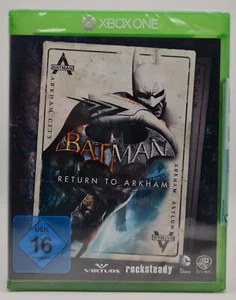 Batman Return to Arkham Xbox One Arkham Asylum City DLCs Actionspiel NEU & OVP - Bild 1 von 2